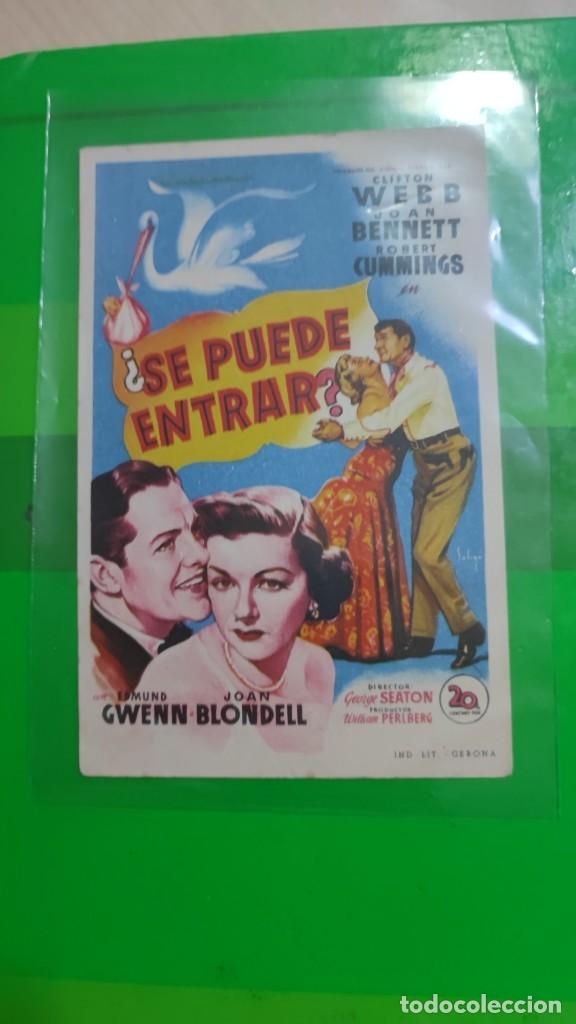Kino: folleto de mano SE PUEDE ENTRAR , Clifton Webb ,