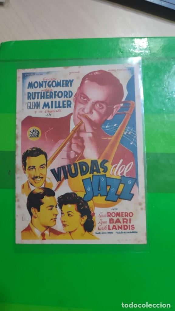 Cine: folleto de mano VIUDAS DEL JAZZ , George Montgomery , 1946