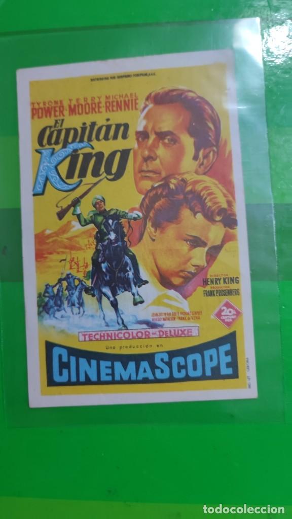 Kino: folleto de mano EL CAPITAN KING , Tyrone Power ,