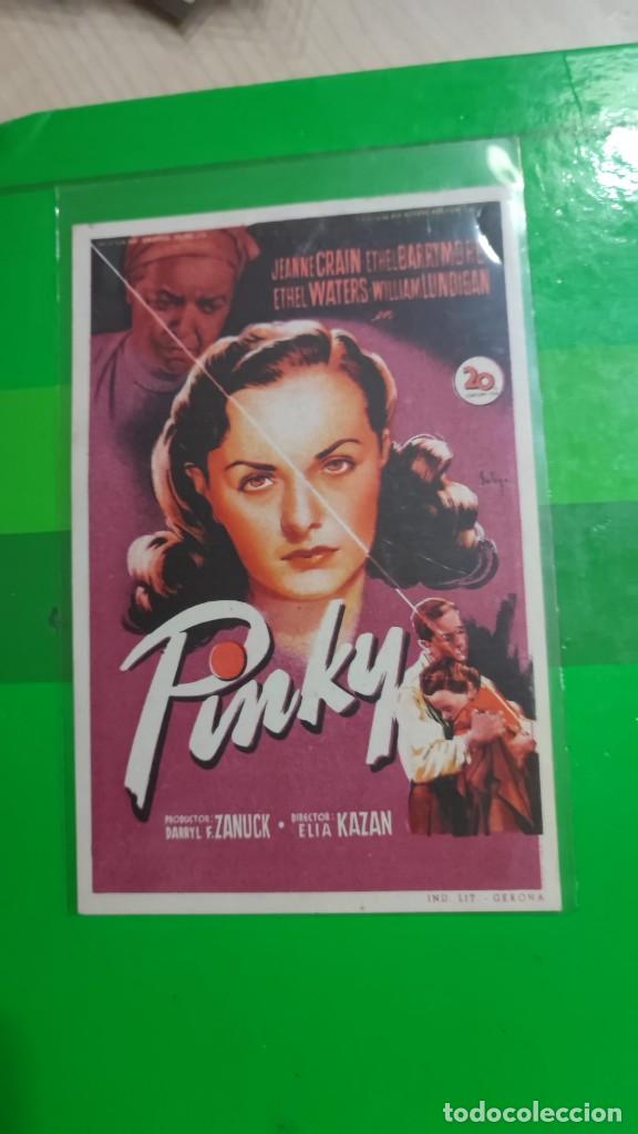 Cine: folleto de mano PINKY , Jeanne Crain , 1951