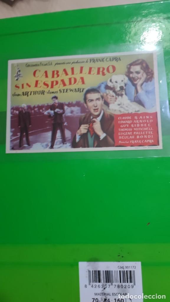 Cine: folleto de mano CABALLERO SIN ESPADA , Jean Arthur ,