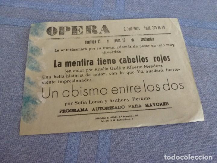 Cine: (BTA)PROGRAMA CINE CON PUBLICIDAD-UN ABISMO ENTRE LOS DOS - Foto 2