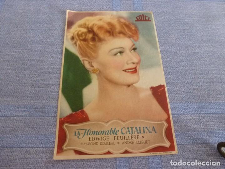 Cine: (BTA)PROGRAMA CINE CON PUBLICIDAD-LA HONORABLE CATALINA - Foto 1