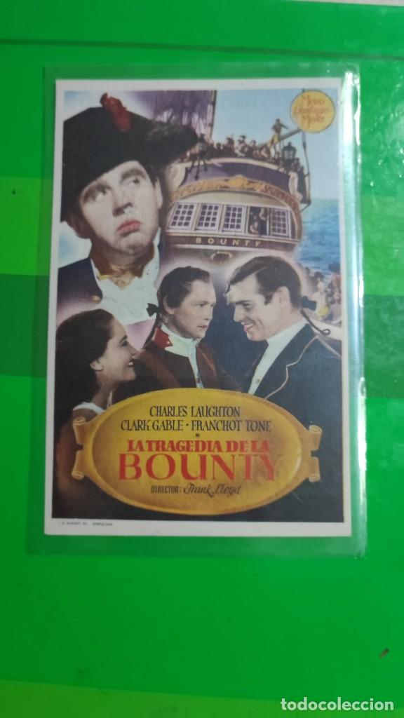 Cine: folleto de mano LA TRAGEDIA DE LA BOUNTY , Charles Laughton , 1945