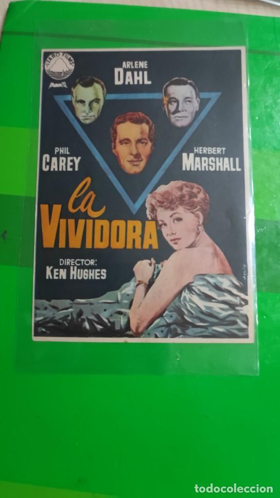 Kino: folleto de mano LA VIVIDORA , Arlene Dahl ,