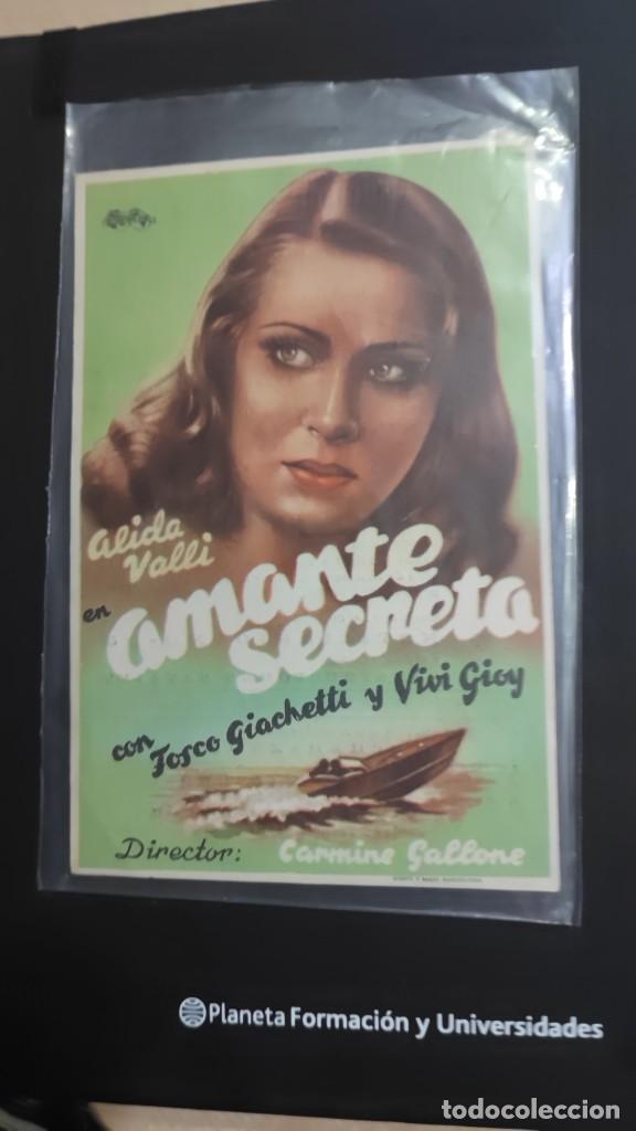 Kino: folleto de mano AMANTE SECRETA , Alida Valli , 1946