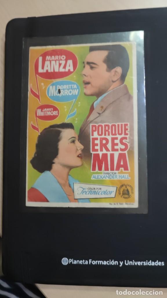 Kino: folleto de mano PORQUE ERES MIA , Mario Lanza ,