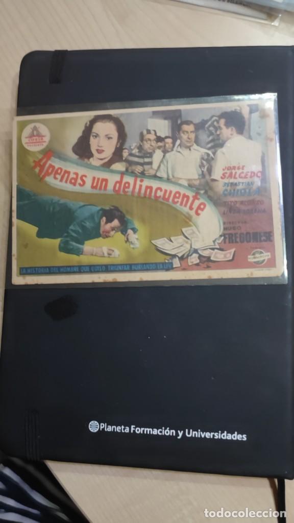 Kino: folleto de mano APENAS UN DELINCUENTE , Jorge Salcedo , 1951