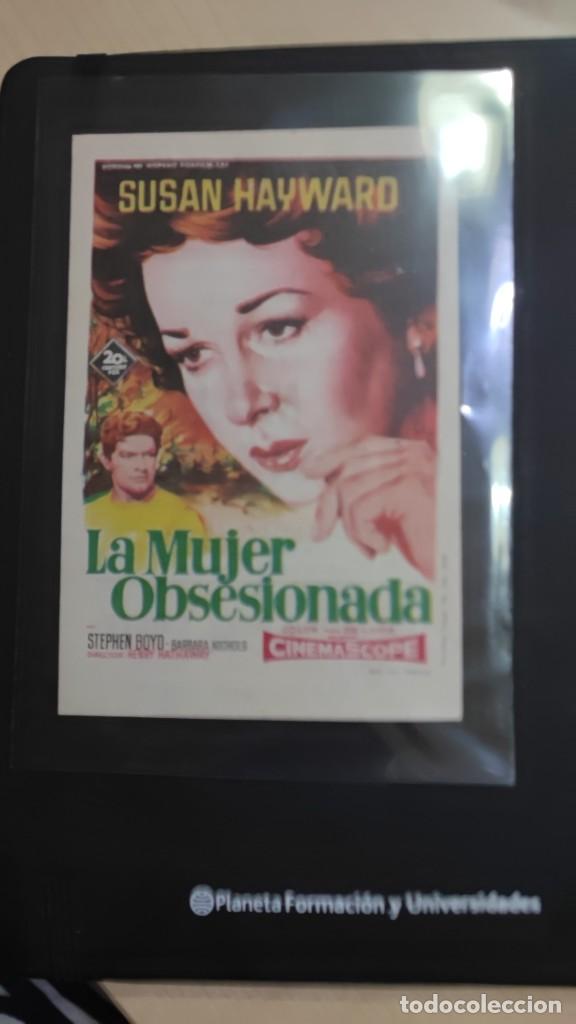 Cine: folleto de mano LA MUJER OBSESIONADA , Susan Hayward , 1960