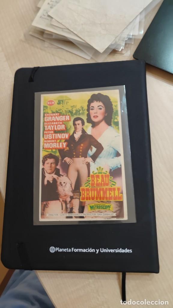  Foglietti di film di film antichi di cinema: folleto de mano BEAU BRUMMELL , Stewart Granger ,