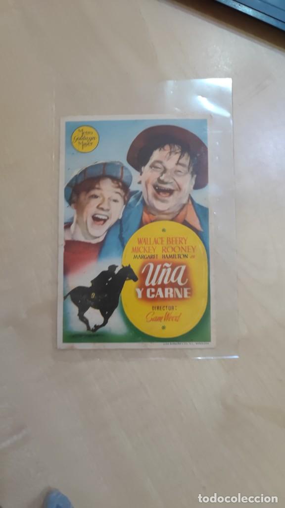 Kino: folleto de mano U&Ntilde;A Y CARNE , Wallace Beery , Mickey Rooney