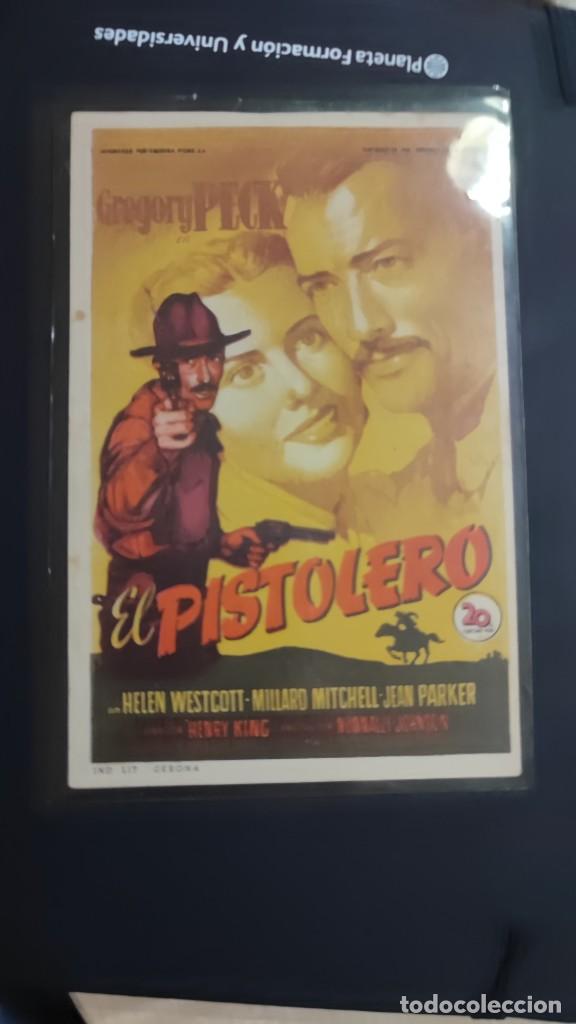 Cine: folleto de mano EL PISTOLERO , Gregory Peck , 1952 , ref 136