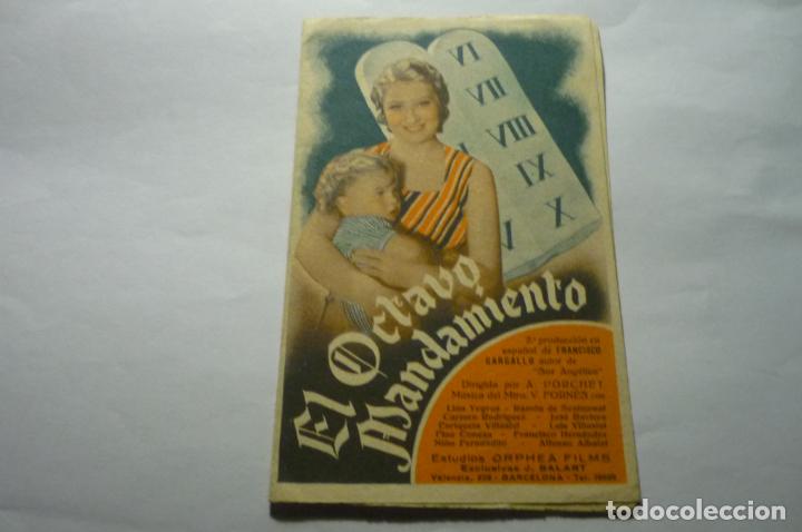 Cine: programa doble el octavo mandamiento &acute;- lina yegros - Foto 1