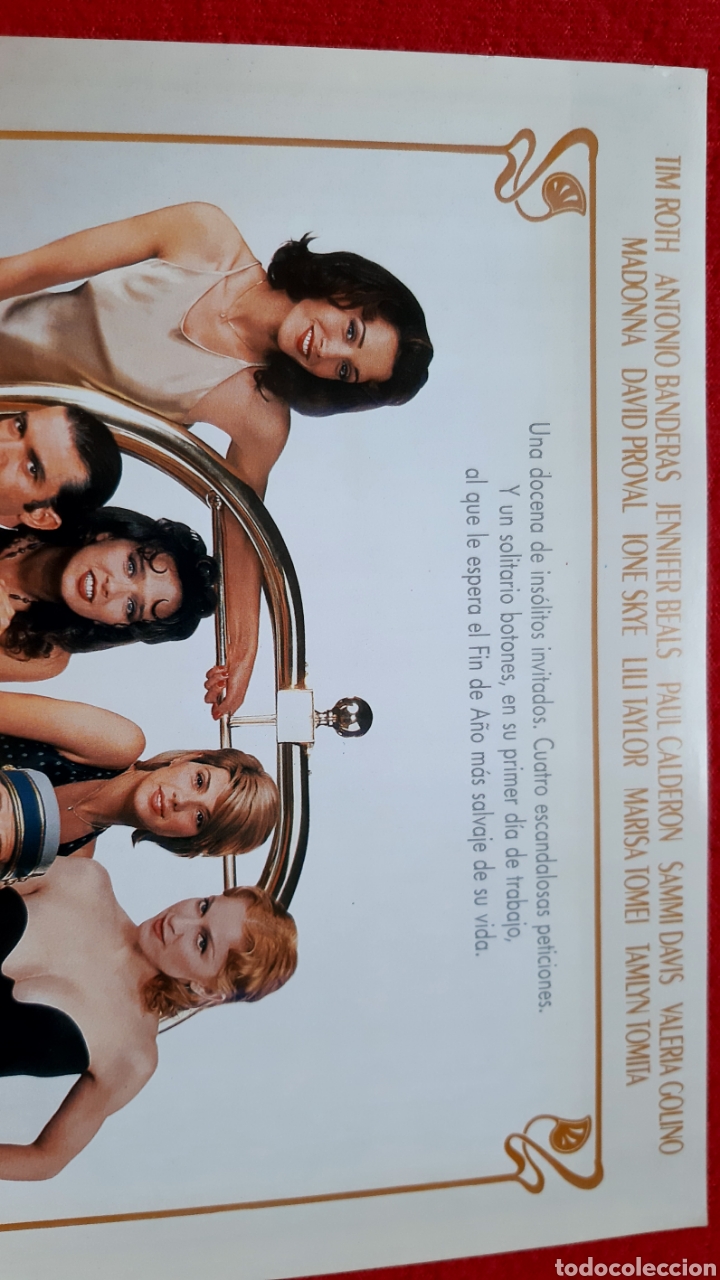 Cine: FLYER PEL&Iacute;CULA &rdquo;FOUR ROOMS&rdquo; - Foto 2