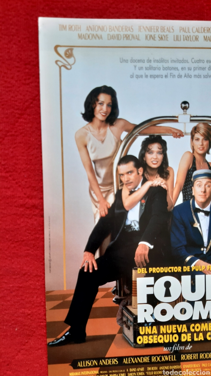 Cine: FLYER PEL&Iacute;CULA &rdquo;FOUR ROOMS&rdquo; - Foto 7