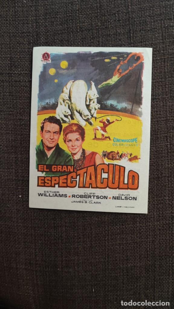 Cine: folleto de mano EL GRAN ESPECTACULO , Esther Williams , 1965 REF 10