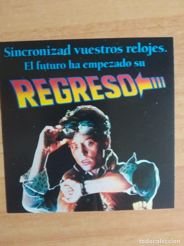 Cine: Z-- PROGRAMAS DE CINE --REGRESO AL FUTURO (PEGATINA) - Foto 1