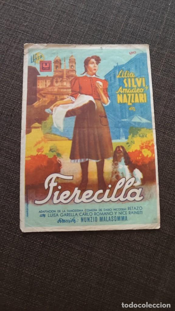 Cine: folleto de mano FIERECILLA , Rosita Arenas , ref 94
