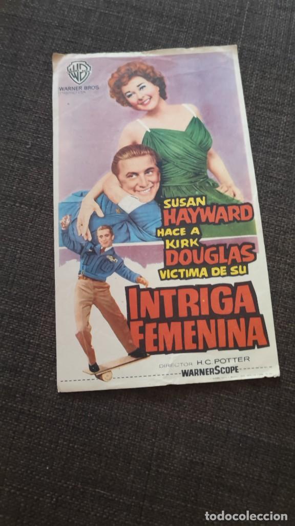 Cinema: folleto de mano INTRIGA FEMENINA , Susan Hayward , ref 94