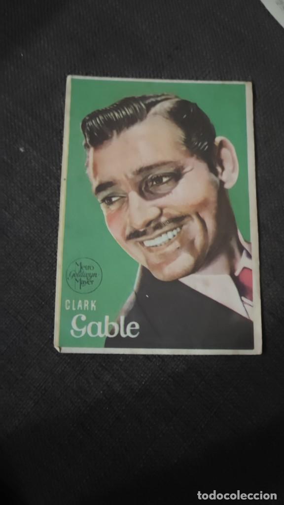 Cinema: folleto de mano CLARK GABLE , ref 94
