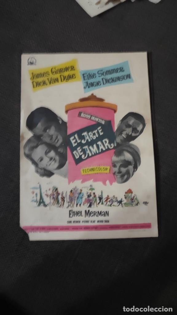 Cinema: folleto de mano EL ARTE DE AMAR , James Garner , 1966 , ref 94