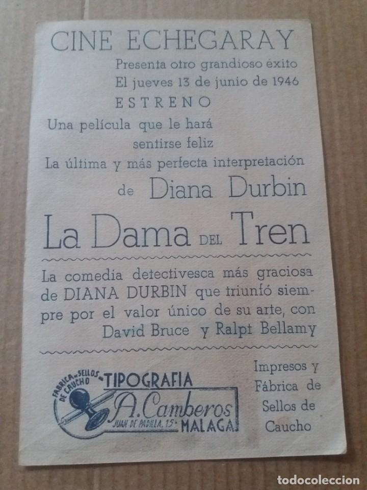Cine: La dama del tren con Publicidad Cine Echegaray M&aacute;laga - Foto 2