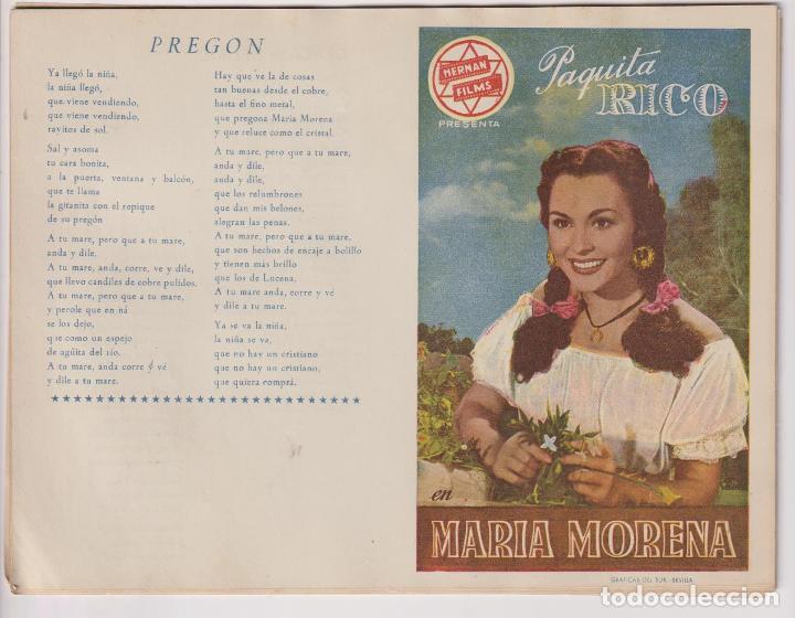 Cine: Mar&iacute;a Morena. Programa doble cancionero de Hern&aacute;n Films. SIN DOBLAR. &iexcl;IMPECABLE! - Foto 1