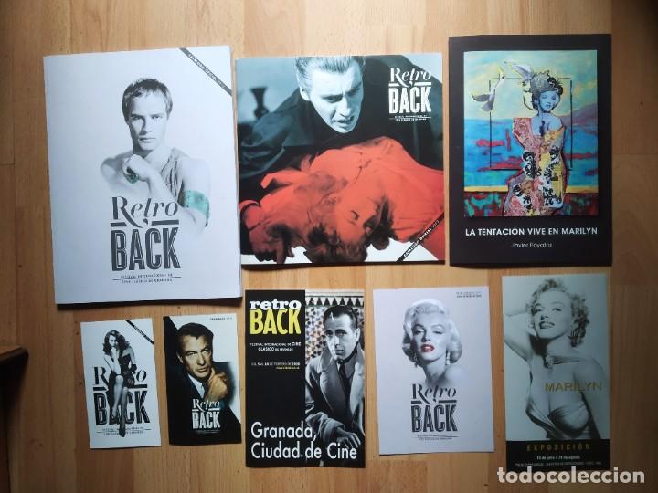  Flyers Publicitaires de films Anciens: LOTE DE RETRO BLACK FESTIVAL CINE DE GRANADA