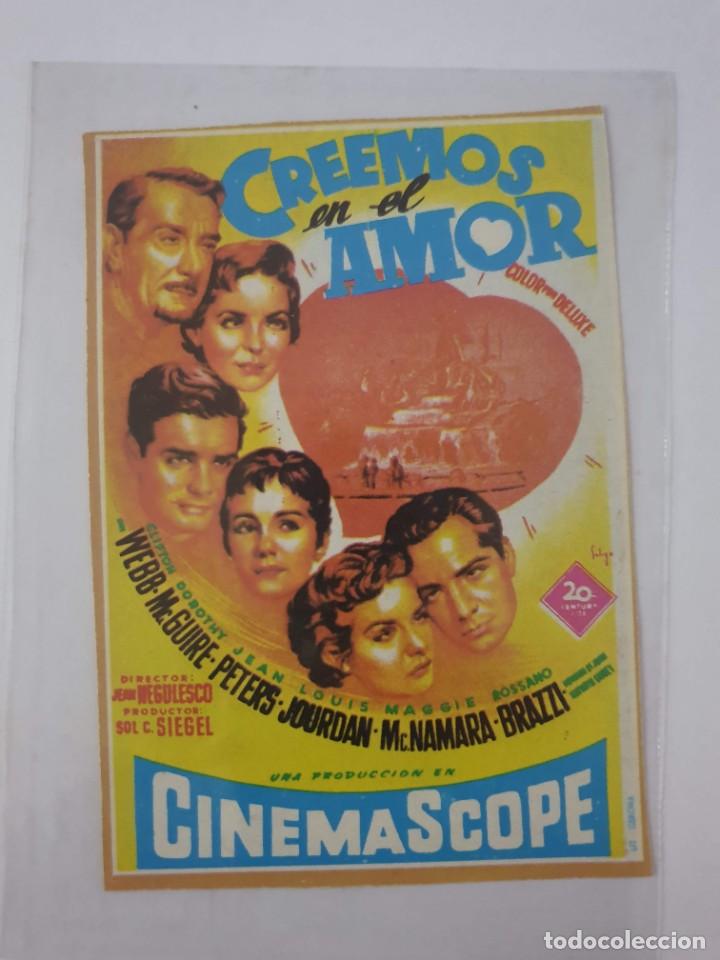 Cine: PROGRAMA. CREEMOS EN EL AMOR - Foto 1