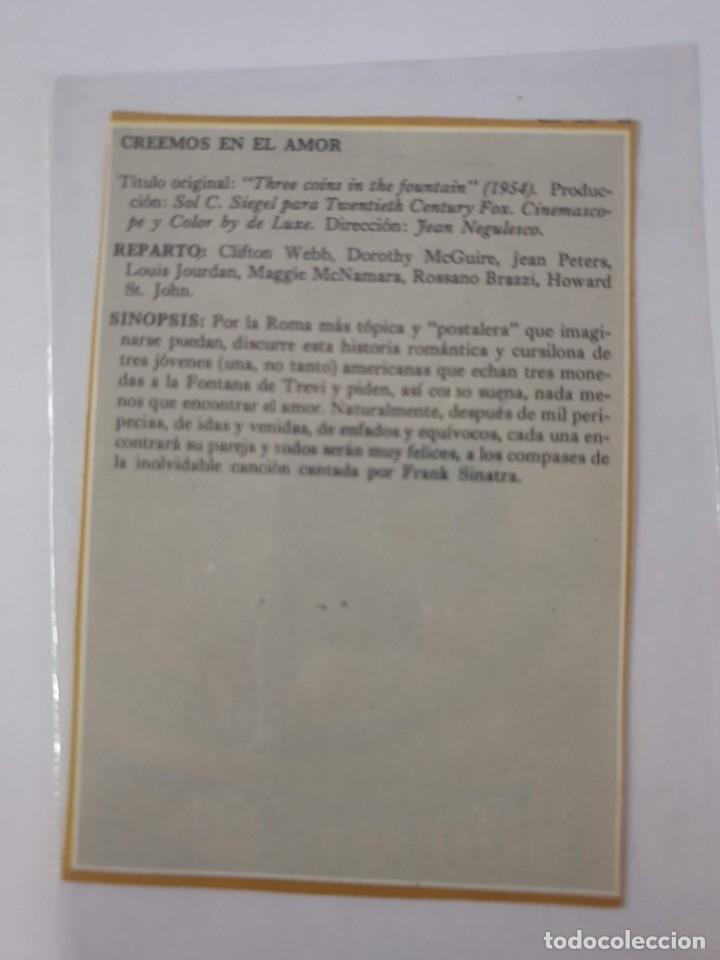 Cine: PROGRAMA. CREEMOS EN EL AMOR - Foto 2