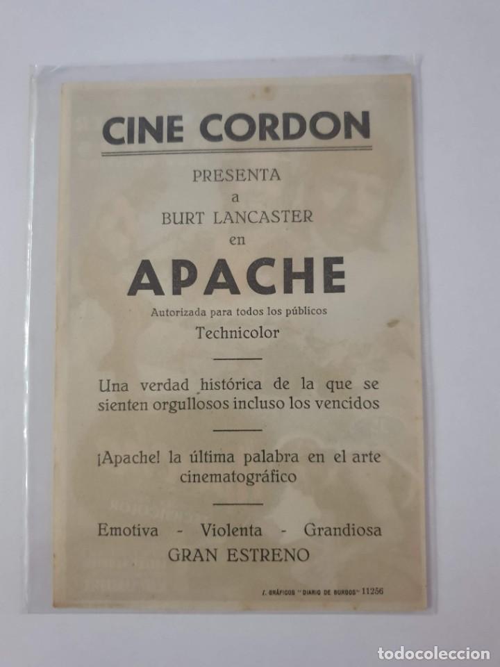 Cine: ESTAMOS LIQUIDANDO. PROGRAMA. APACHE - Foto 2