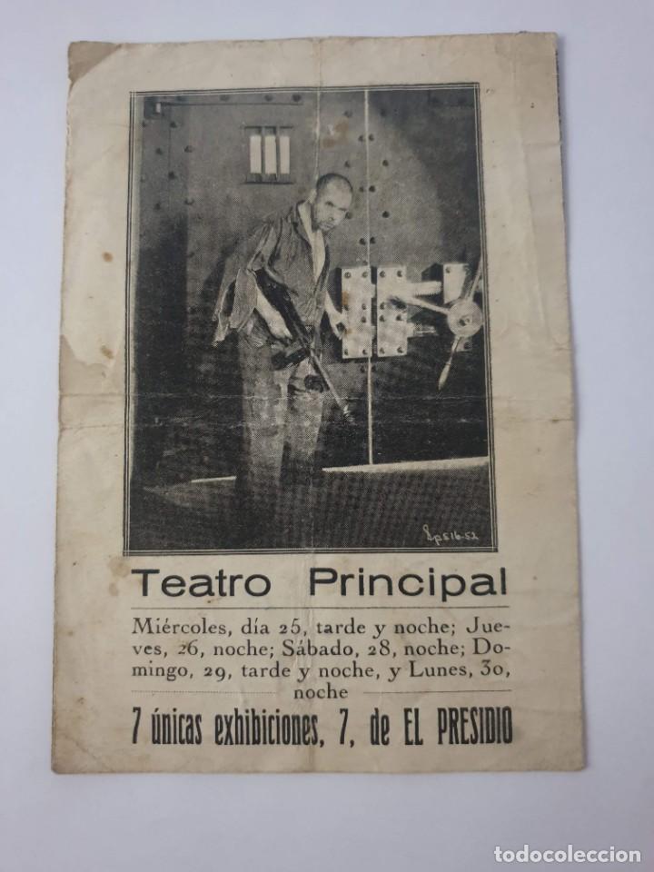 Cine: ESTAMOS LIQUIDANDO. PROGRAMA ANTIGUO. EL PRESIDIO. TEATRO PRINCIPAL - Foto 3