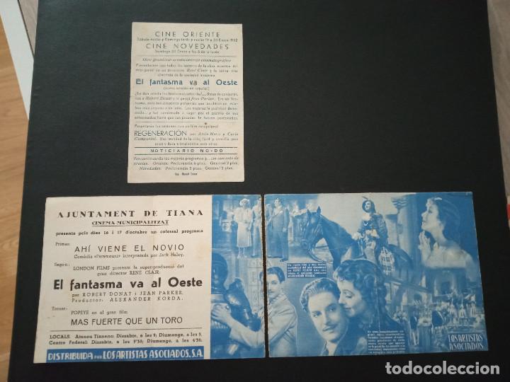 Cine: EL FANTASMA VA AL OESTE, ROBERT DONAT - Foto 2