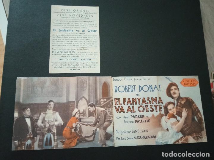 Cine: EL FANTASMA VA AL OESTE, ROBERT DONAT - Foto 3