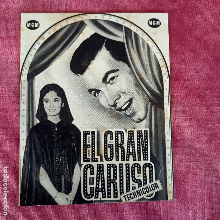 Folhetos de m&atilde;o de filmes antigos de cinema: P9 EL GRAN CARUSO DOBLE MARIO LANZA ANN BLYTH
