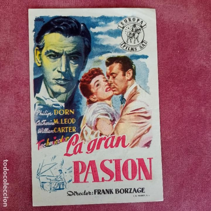 Cinema: P9;LA GRAN PASI&Oacute;N, PHIPI DORN, CINE PARIS, VARIANTE