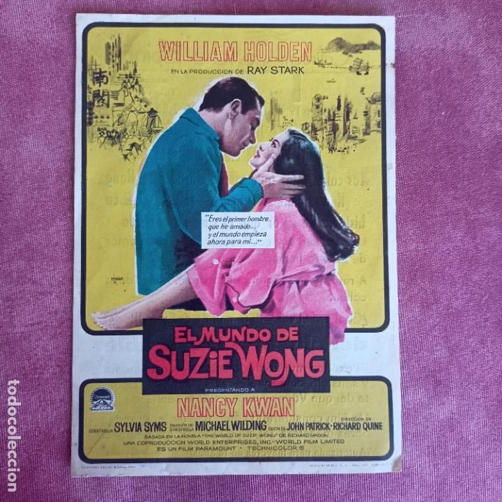 Kino: P9 EL MUNDO DE AUZIE WONG - FOLLETO DE MANO - Coliseum Concha espina