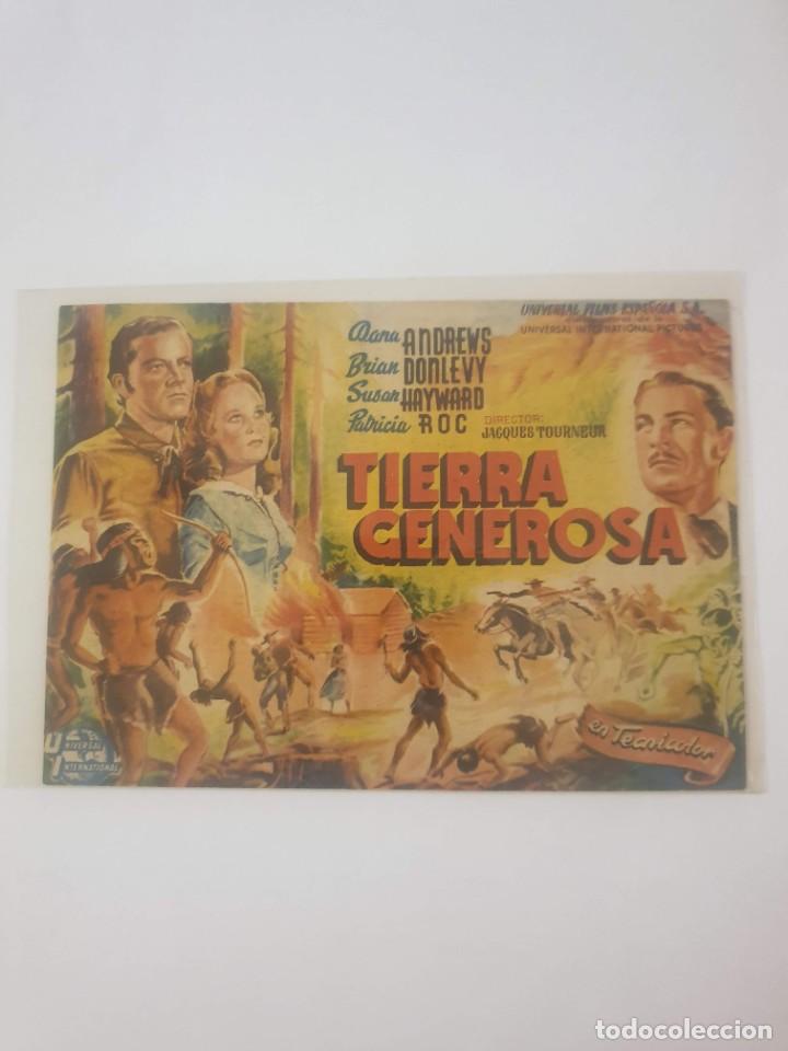 Cine: ESTAMOS LIQUIDANDO. PROGRAMA DE CINE . TIERRA GENEROSA - Foto 1