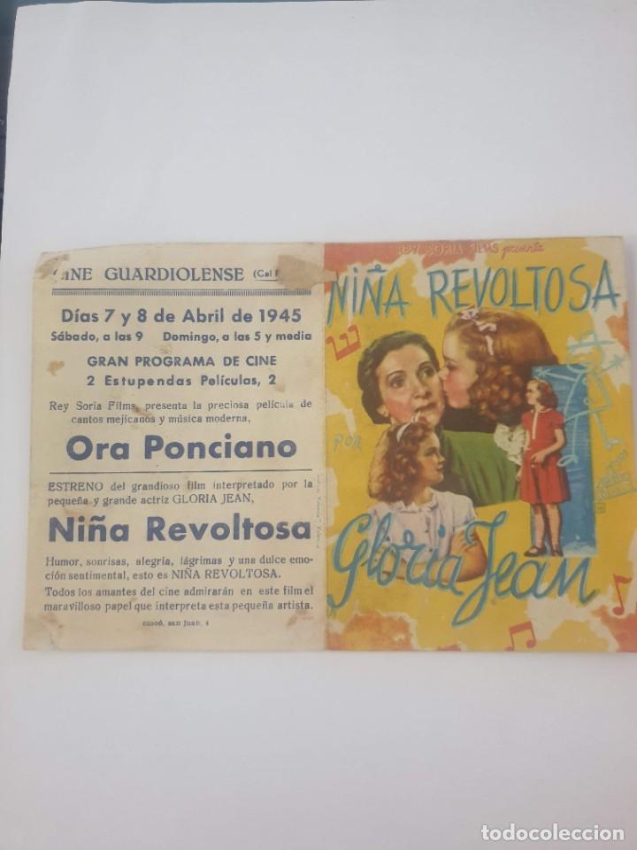 Cine: ESTAMOS LIQUIDANDO. PROGRAMA. NI&Ntilde;A REVOLTOSA. GLORIA JEAN - Foto 1