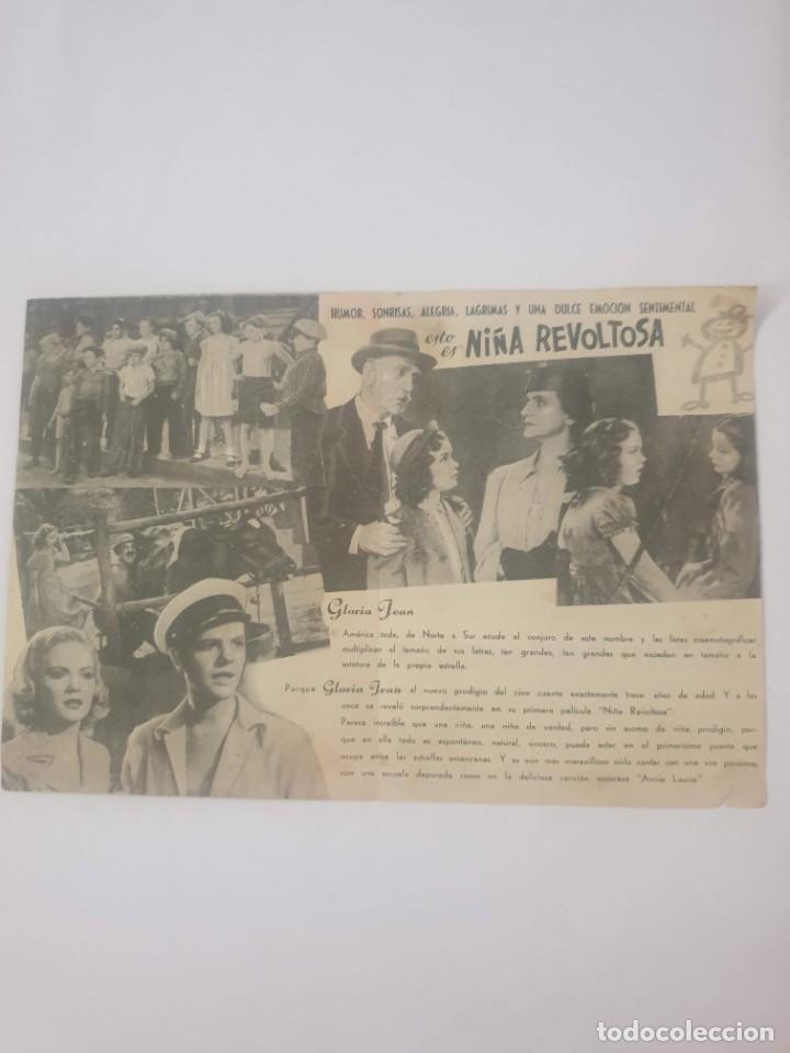 Cine: ESTAMOS LIQUIDANDO. PROGRAMA. NI&Ntilde;A REVOLTOSA. GLORIA JEAN - Foto 2
