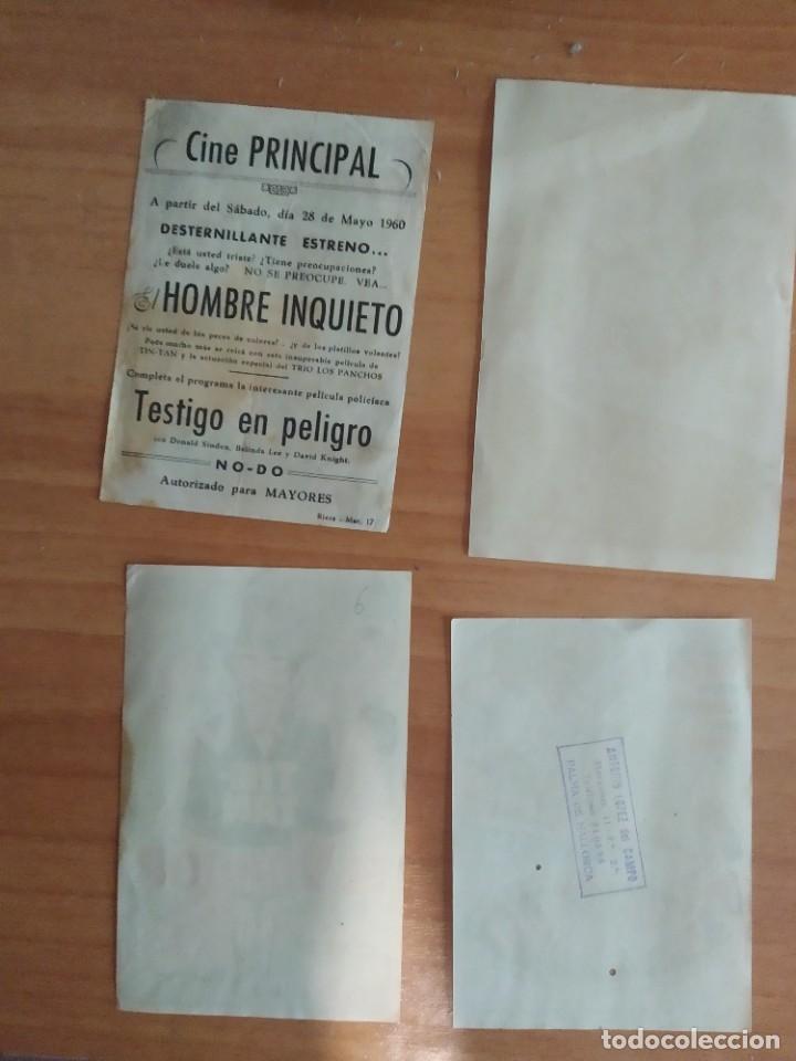 Cine: Z-- PROGRAMAS DE CINE -- LOTE TIN TAN - Foto 7
