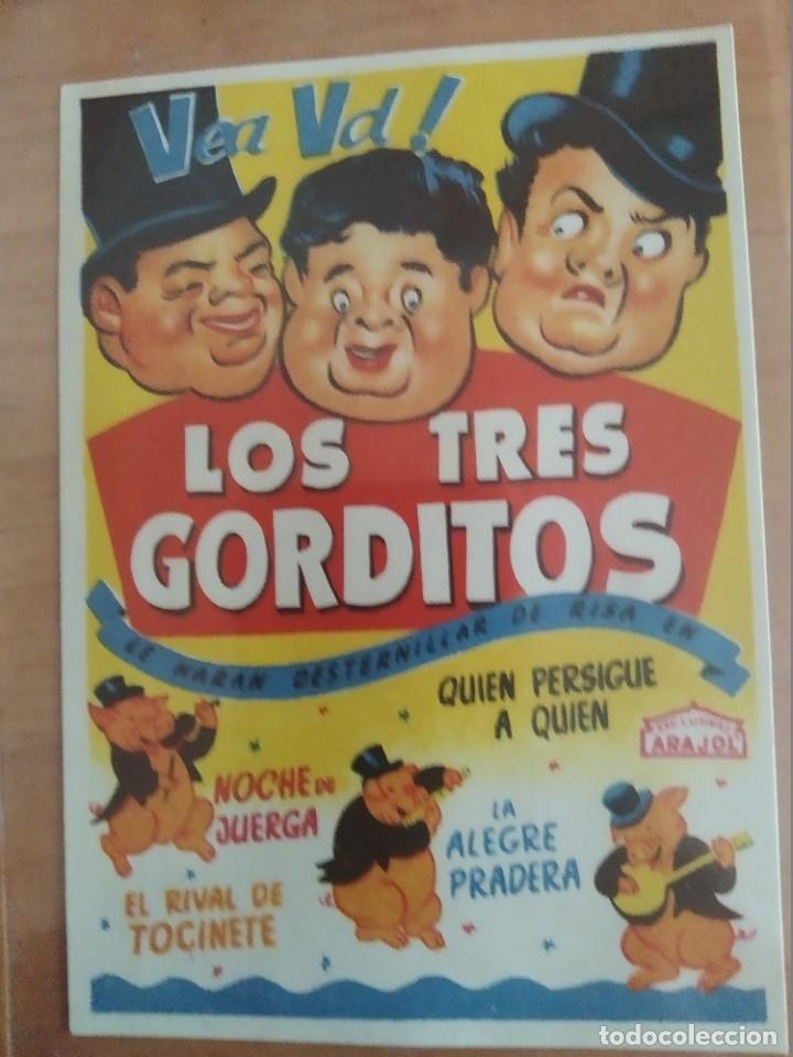 Cine: n2-- PROGRAMAS DE CINE -- LOS TRES GORDITOS - Foto 1