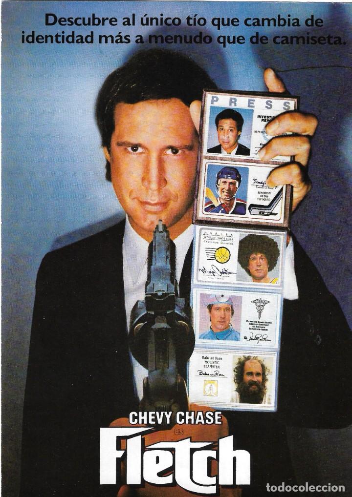 Cine: PG - PROGRAMA DOBLE - FLETCH - CHEVY CHASE - 1985. - Foto 1