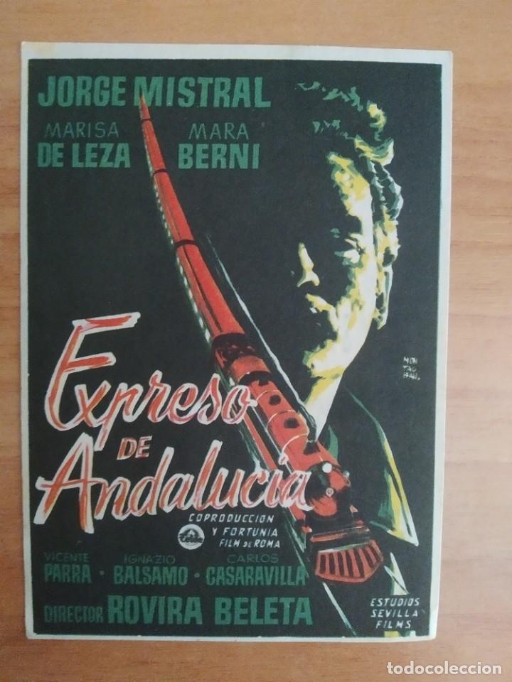 Cine: Z-- PROGRAMAS DE CINE -- EXPRESO DE ANDALUCIA - Foto 1