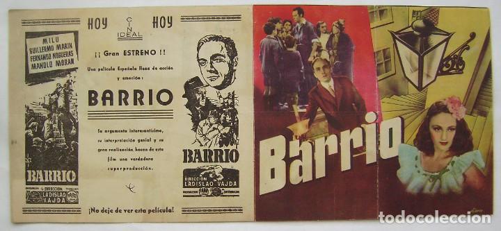 Cine: BARRIO, con Manolo Mor&aacute;n. 19,5 X 22 cms. - Foto 1