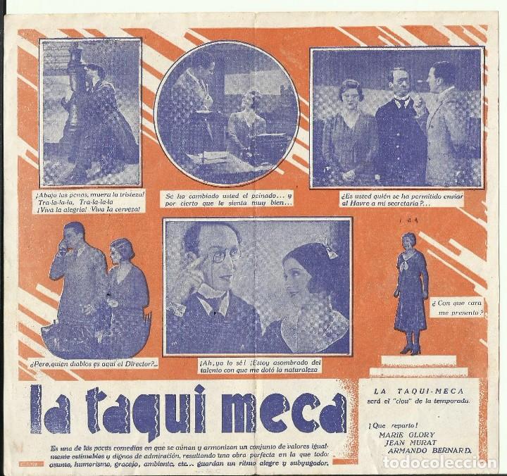 Cine: PTCC 072 LA TAQUIMECA PROGRAMA DOBLE CINAES JEAN MURAT MARIE GLORY - Foto 2