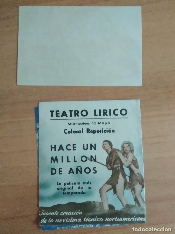Cine: Z-- PROGRAMAS DE CINE -- HACE UN MILLON DE A&Ntilde;OS - Foto 3