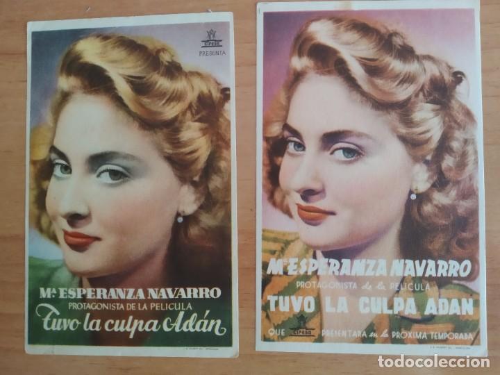 Cine: Z-- PROGRAMAS DE CINE -- TUVO LA CULPA ADAN - Foto 1