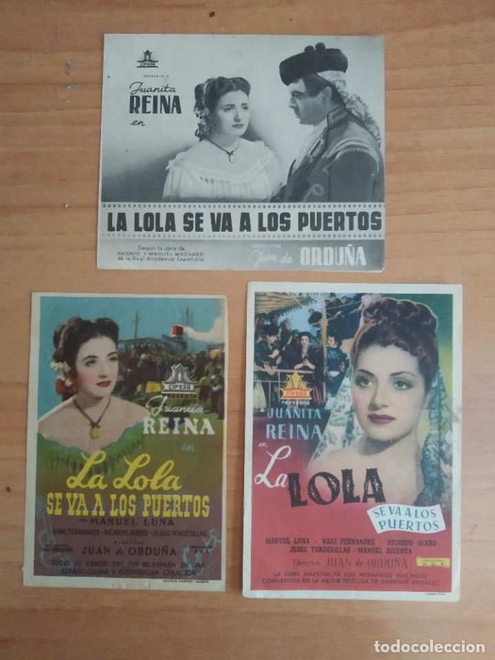 Cine: Z-- PROGRAMAS DE CINE -- LA LOLA SE VA A LOS PUERTOS - Foto 1