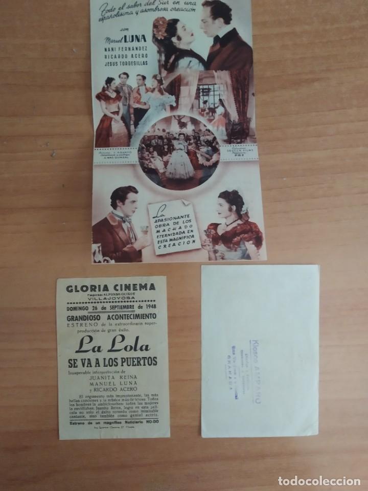 Cine: Z-- PROGRAMAS DE CINE -- LA LOLA SE VA A LOS PUERTOS - Foto 2